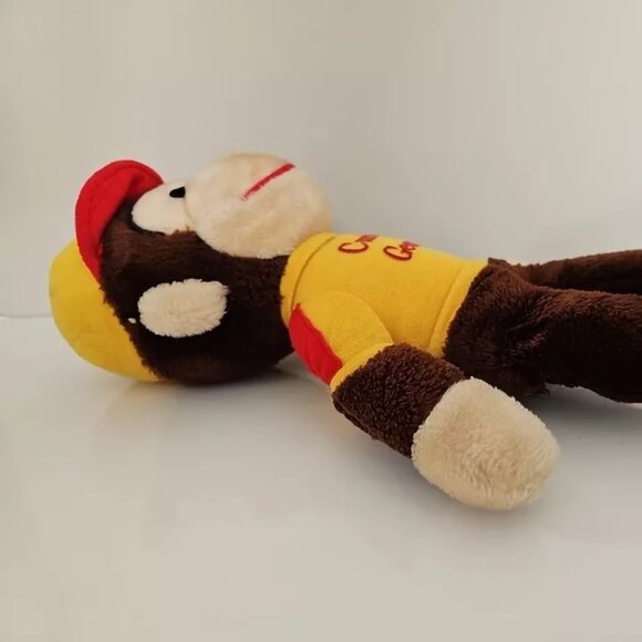 Knickerbocker Curious George Plush Monkey Yellow Hat Shirt 14" Stuffed Animal - Picture 8 of 11